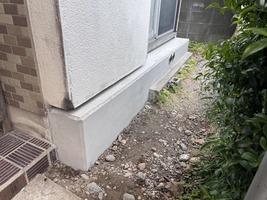 基礎補強型枠撤去