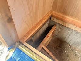 打設前