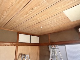 解体前天井