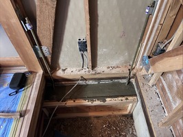 基礎補強生コン打設