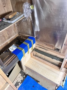 基礎補強生コン打設