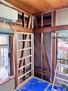 アルミアングル下地