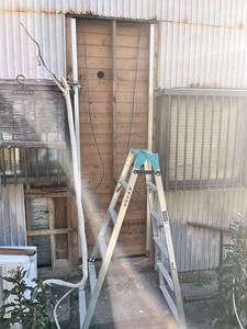 アルミアングル下地