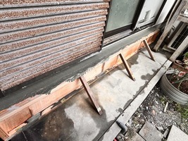 基礎補強生コン打設