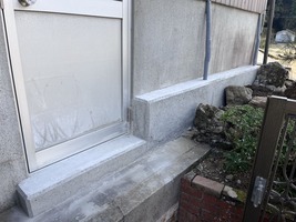 基礎補強型枠撤去