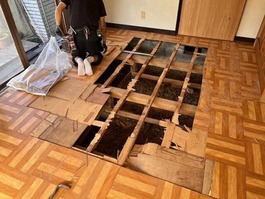 床貼り替え工事