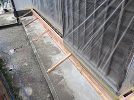 基礎補強型枠設置