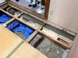 基礎補強生コン打設