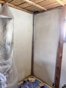 アルミアングル下地