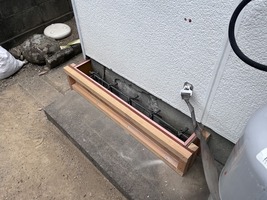 打設前
