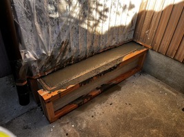 基礎補強生コン打設