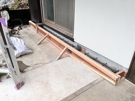 基礎補強工事型枠