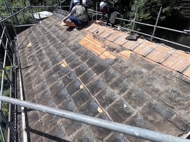 棟解体作業