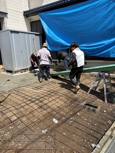 生コン打設