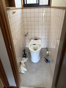 便器設置中