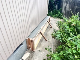 基礎補強生コン打設