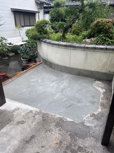 養生撤去