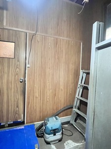 復旧工事プリント合板