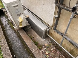 基礎補強型枠撤去