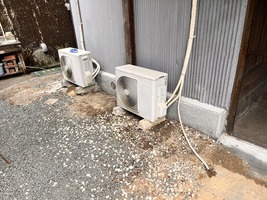 基礎補強型枠撤去
