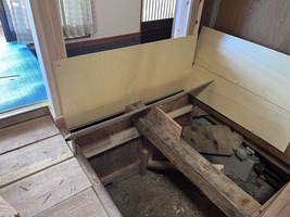 生コン打設準備