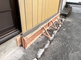 基礎補強生コン打設