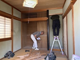 和室解体工事