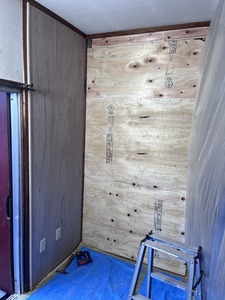 耐力壁・復旧クロス下地