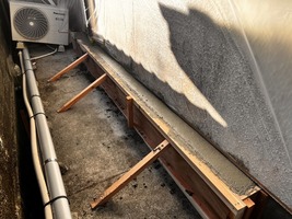 基礎補強生コン打設