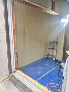 復旧ベニヤ下地