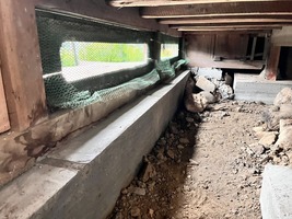 基礎補強型枠撤去