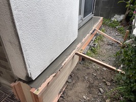 基礎補強生コン打設