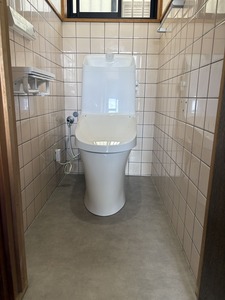 便器設置完了