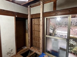 フレーム組んで補強