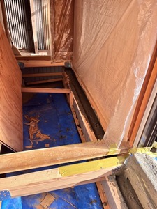 基礎補強生コン打設