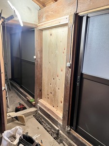 基礎補強個所掘削