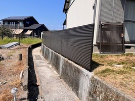 フェンス工事完了