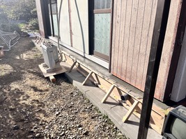 基礎補強生コン打設