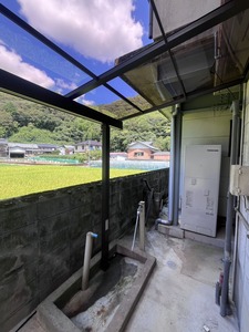 アルミテラス完成
