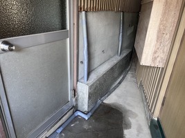 基礎補強型枠撤去