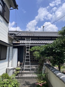 太陽熱温水器撤去
