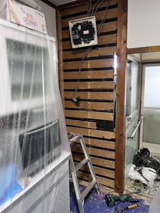 補強個所解体工事