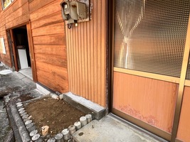 基礎補強箇所完成