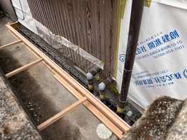 基礎補強打設前