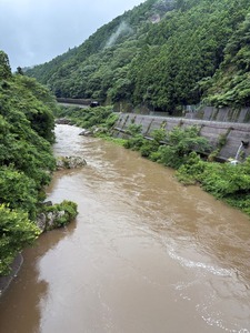 吉野川上流方向