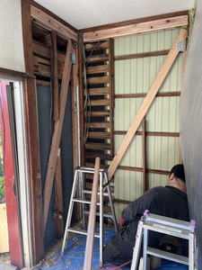 梁・筋違い新設