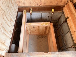 基礎補強鉄筋・型枠