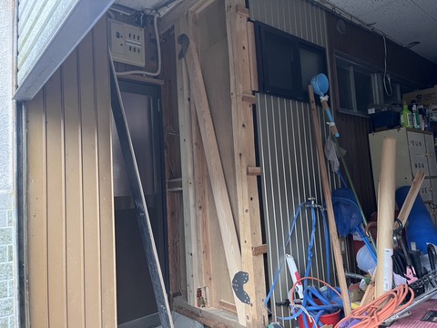 梁・柱・筋交い新設