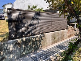 フェンス工事完了