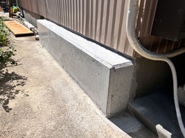 基礎補強型枠撤去